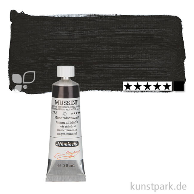 Artikelbild 1 des Artikels “Schmincke MUSSINI Ölfarben 35 ml | 783 Mineralschwarz“