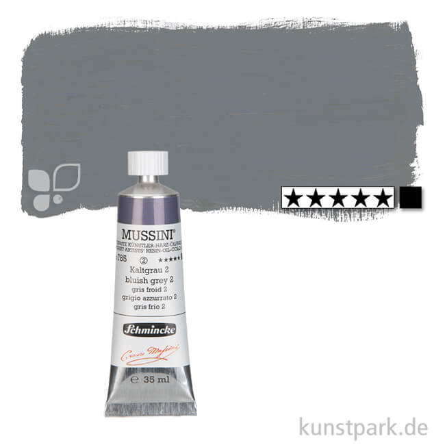 Artikelbild 1 des Artikels “Schmincke MUSSINI Ölfarben 35 ml | 785 Kaltgrau 2“