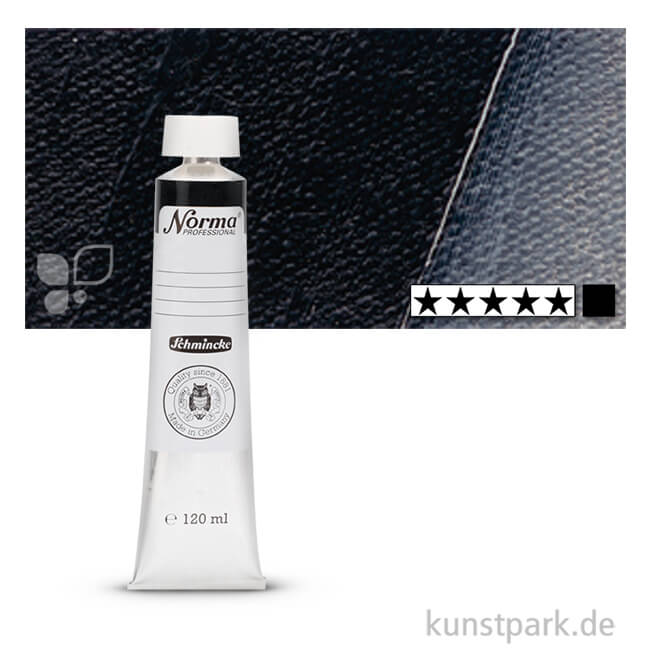 Artikelbild 1 des Artikels “Schmincke NORMA Ölfarben 120 ml | 704 Elfenbeinschwarz“