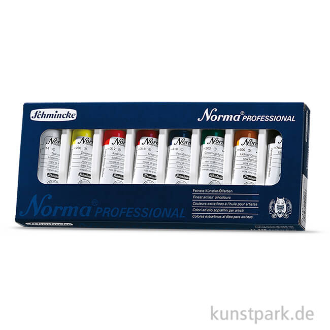 Artikelbild 1 des Artikels “Schmincke NORMA Ölfarbe Grundsortiment 8 x 35 ml “