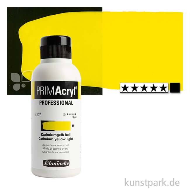 Artikelbild 1 des Artikels “Schmincke PRIMAcryl Acrylfarben 250 ml Fluid | 207 Kadmiumgelb hell“