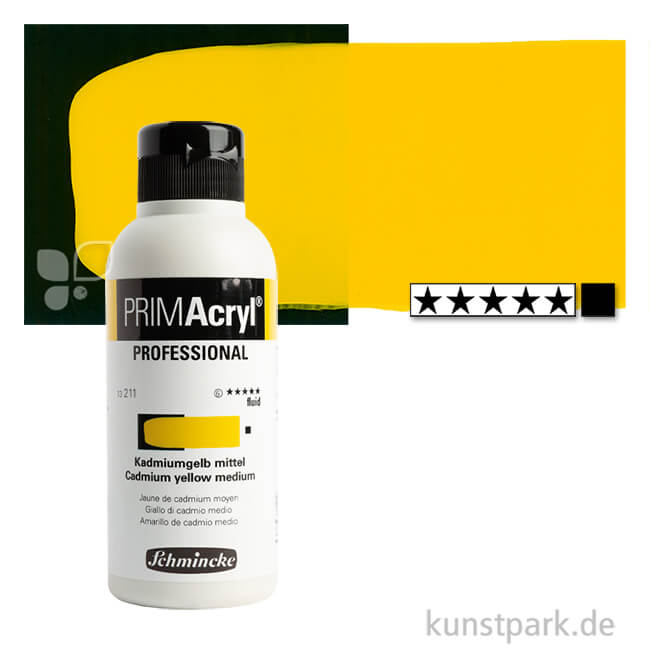 Artikelbild 1 des Artikels “Schmincke PRIMAcryl Acrylfarben 250 ml Fluid | 211 Kadmiumgelb mit.“