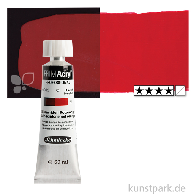 Artikelbild 1 des Artikels “Schmincke PRIMAcryl Acrylfarben 60 ml | 319 Chinacridon Rotorange“