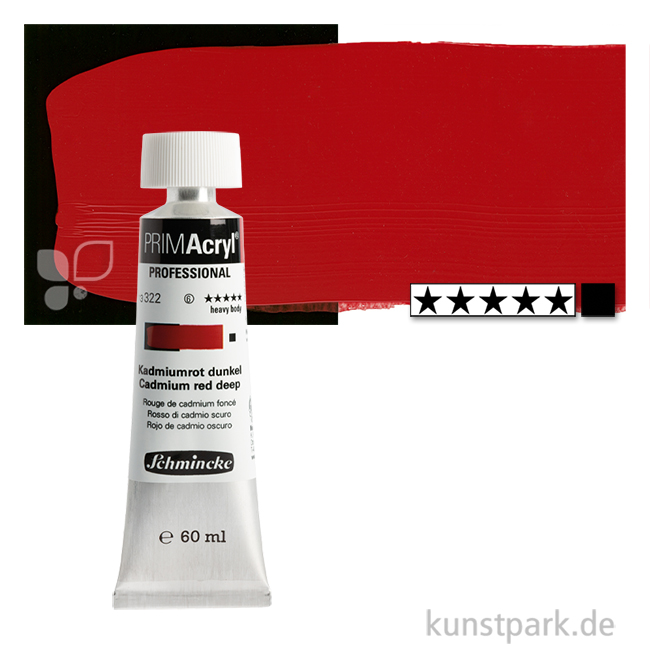 Artikelbild 1 des Artikels “Schmincke PRIMAcryl Acrylfarben 60 ml | 322 Kadmiumrot dunkel“