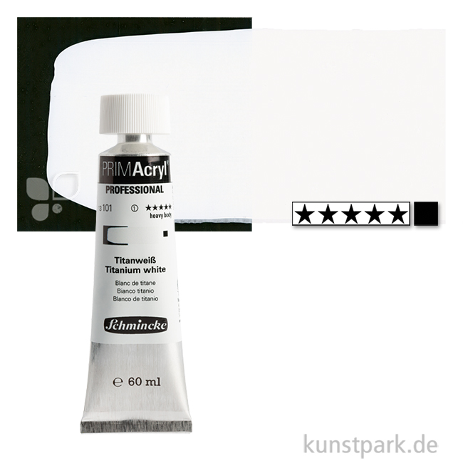 Artikelbild 1 des Artikels “Schmincke PRIMAcryl Acrylfarben 60 ml | 101 Titanweiss“