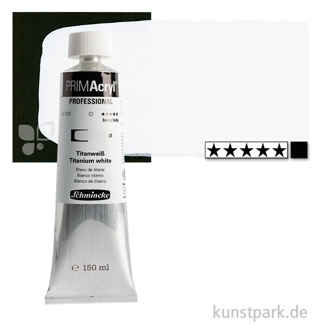Artikelbild 1 des Artikels “Schmincke PRIMAcryl Acrylfarben 150 ml | 101 Titanweiß“