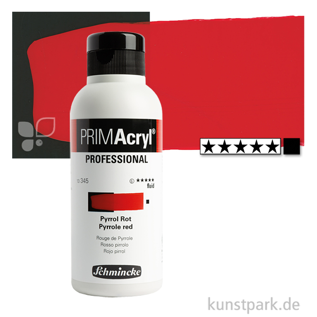 Artikelbild 1 des Artikels “Schmincke PRIMAcryl Acrylfarben 250 ml Fluid | 345 Pyrrol Rot“
