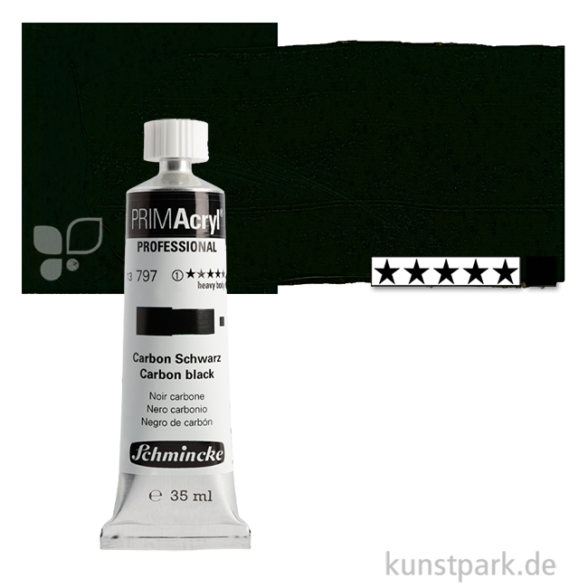 Artikelbild 1 des Artikels “Schmincke PRIMAcryl Acrylfarben 35 ml | 797 Carbon Schwarz“