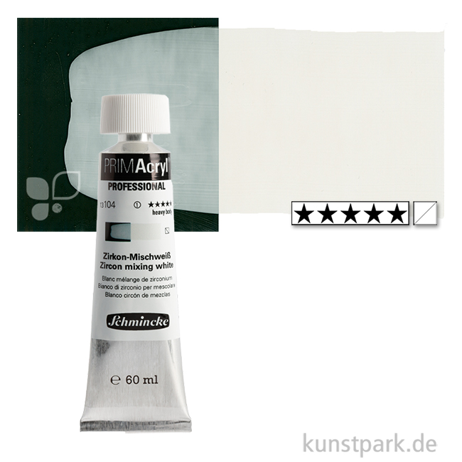 Artikelbild 1 des Artikels “Schmincke PRIMAcryl Acrylfarben 60 ml | 104 Zirkon-Mischweiß“
