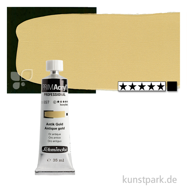 Artikelbild 1 des Artikels “Schmincke PRIMAcryl Acrylfarben 35 ml | 897 Antik Gold“