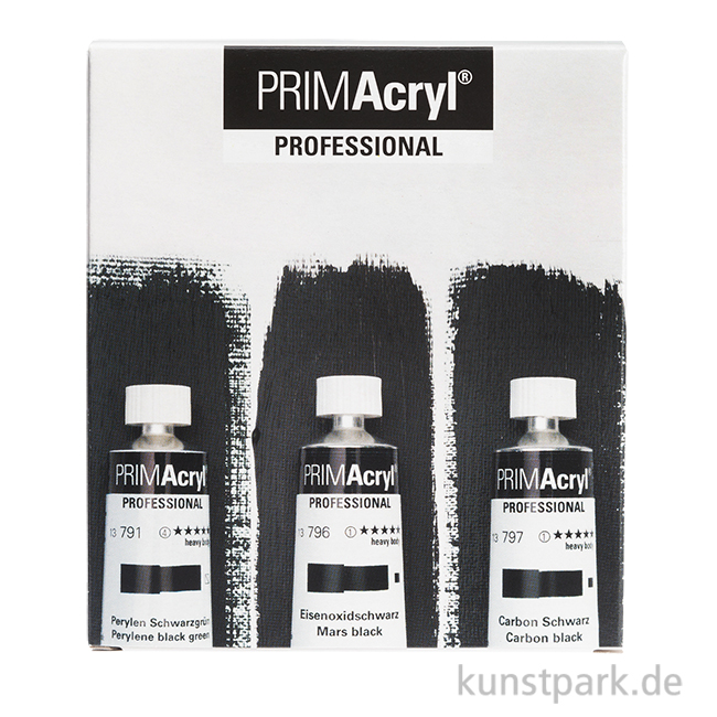 Artikelbild 1 des Artikels “Schmincke PRIMAcryl Set - Schwarztöne, 3 x 35 ml “