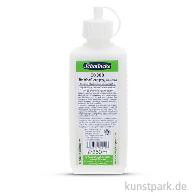 Artikelbild 1 des Artikels “Schmincke Rubbelkrepp, flüssiger Maskierfilm für Aquarell 250 ml“