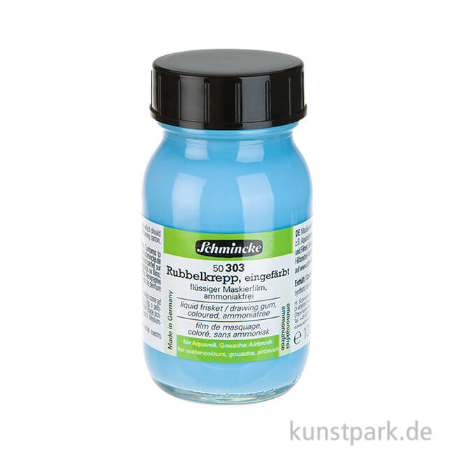 Artikelbild 1 des Artikels “Schmincke Rubbelkrepp, flüssiger Maskierfilm eingefärbt 100 ml“