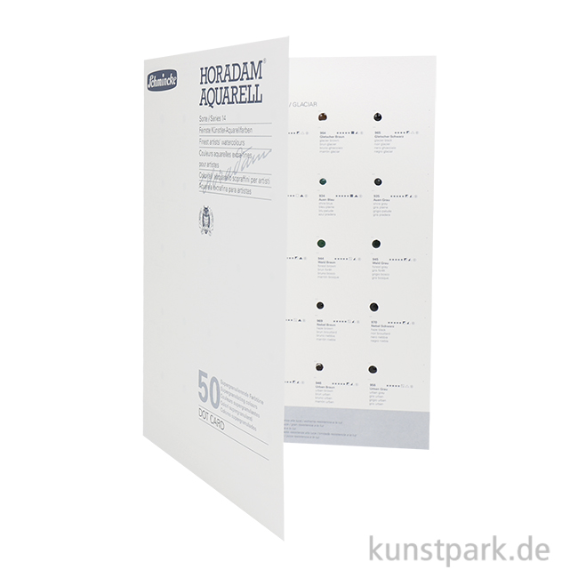 Artikelbild 1 des Artikels “Schmincke Supergranulierend - Dot Card 50 Farbtöne - HORADAM Farbkarte “