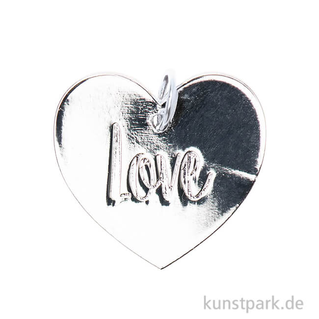 Artikelbild 1 des Artikels “Schmuck-Anhänger Scheibe - Love, Silber “
