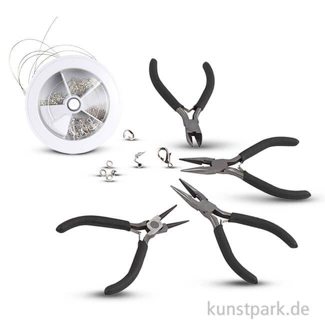Artikelbild 1 des Artikels “Schmuck-Bastelset mit Werkzeug für Anfänger, 100 sortierte Teile “
