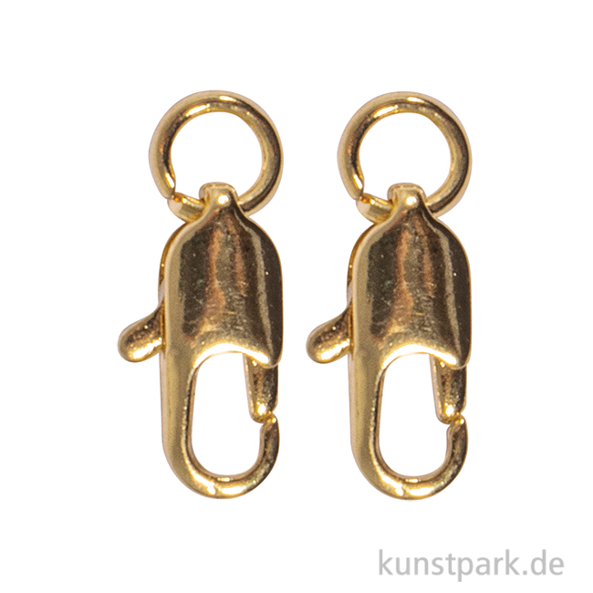 Artikelbild 1 des Artikels “Schmuck Karabiner-Schließe, Gold, 9,2 x 3,4 mm, 2 Stück “