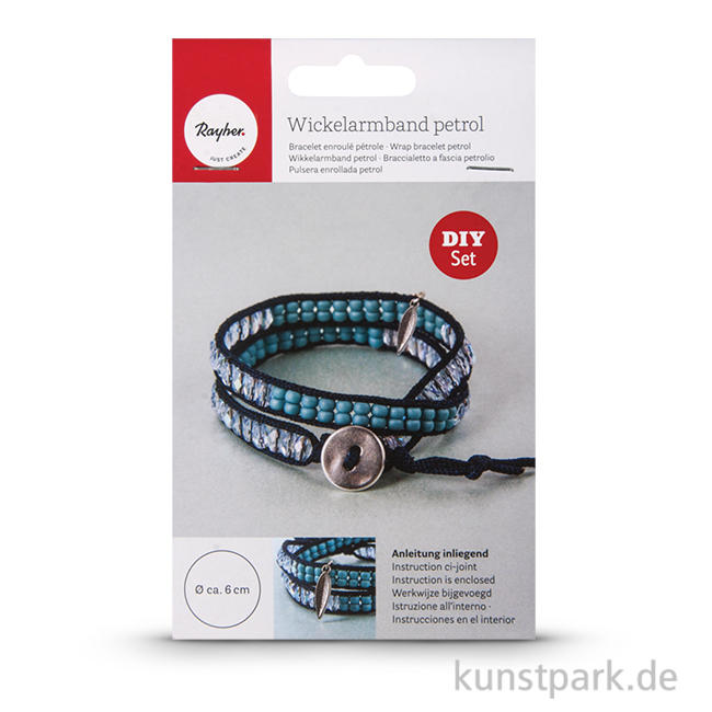 Artikelbild 1 des Artikels “Schmuck Starter-Set Wickelarmband - petrol “