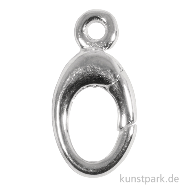 Artikelbild 1 des Artikels “Schmuckschließe Oval, Silber, 13,5 x 7 mm “