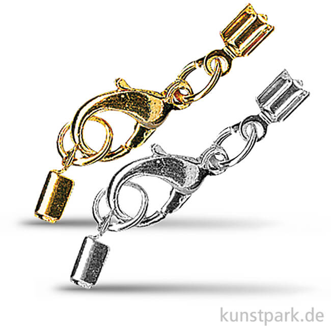 Artikelbild 1 des Artikels “Schmuckverschluss montiert für 2 mm Bänder, 1 Stück “