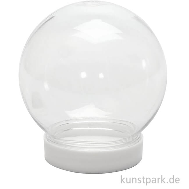 Artikelbild 1 des Artikels “Schneekugel zum Befüllen aus transparentem Kunststoff, Höhe 8,5 cm “