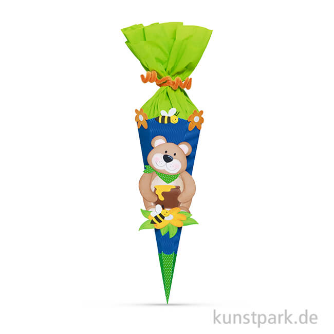 Artikelbild 1 des Artikels “Schultüten-Bastelset Mini - Bär, mit umfangreichem Zubehör “