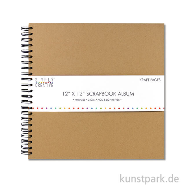 Artikelbild 1 des Artikels “Scrapbook Album Plain, 40 Seiten 30,5 x 30,5 cm“