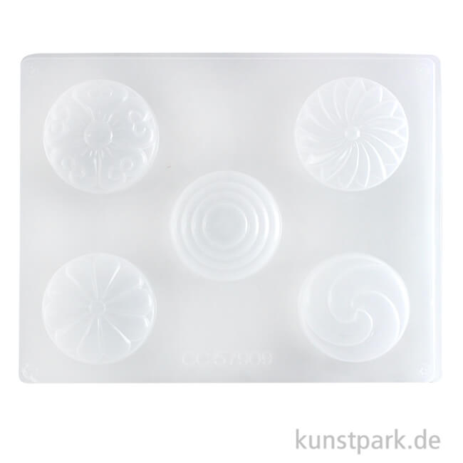 Artikelbild 1 des Artikels “Seifenform - 5 runde Dekore “