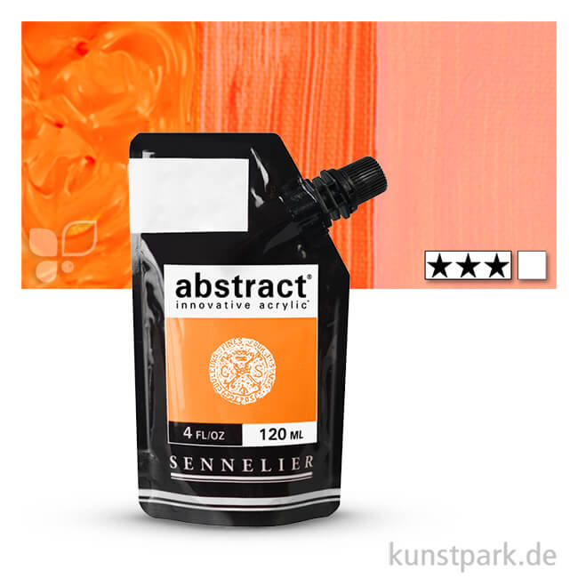 Artikelbild 1 des Artikels “Sennelier ABSTRACT Acrylfarbe 120 ml | Fluo Orange“