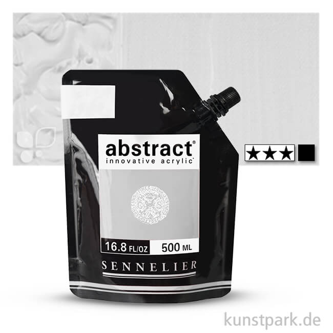 Artikelbild 1 des Artikels “Sennelier ABSTRACT Acrylfarbe 500 ml | Titanweiß“