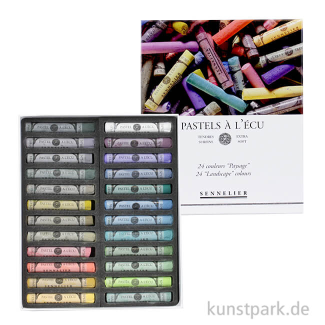 Artikelbild 1 des Artikels “Sennelier Softpastell ECU - Landschaft-Set mit 24 Stiften “