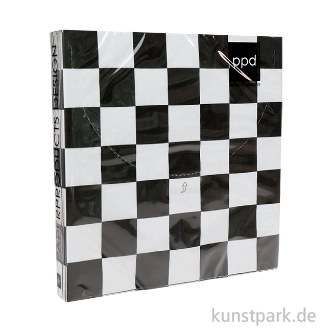 Artikelbild 1 des Artikels “Servietten Chessboard, Schachbrettmuster - 33 x 33 cm “