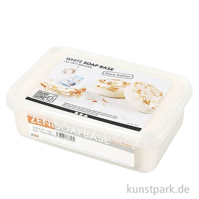 Artikelbild 1 des Artikels “Weiße Seifenbasis mit Sheabutter, 1 kg “