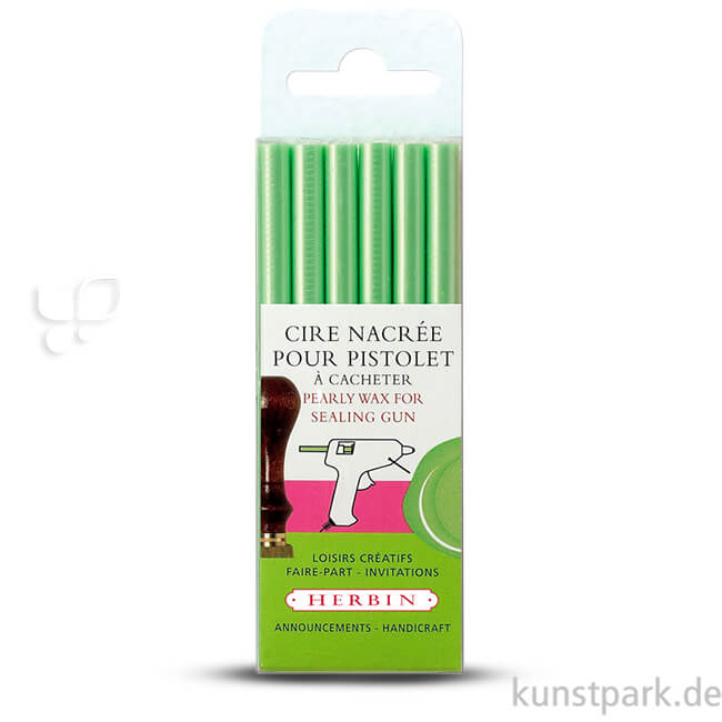 Artikelbild 1 des Artikels “Siegellack für Wachspistole - Perlmutt, 6 Stück Set | Grün“