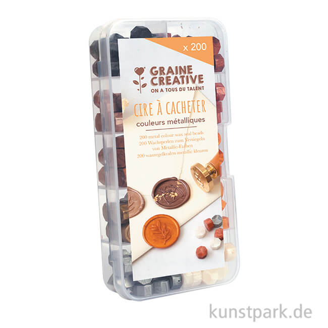 Artikelbild 1 des Artikels “Siegelwachs, Metallicfarben, 200 Stück “