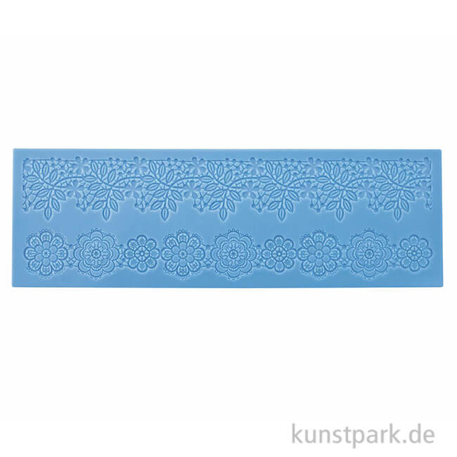 Artikelbild 1 des Artikels “Silikon Dekormatte - Blüten & Blätter Bordüren, 400 x 127 mm “