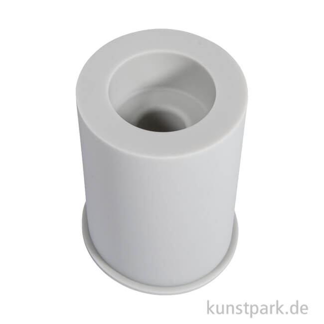 Artikelbild 1 des Artikels “Silikon Gießform - Kerzenhalter für Teelichter + Stabkerzen, ø52x71mm “