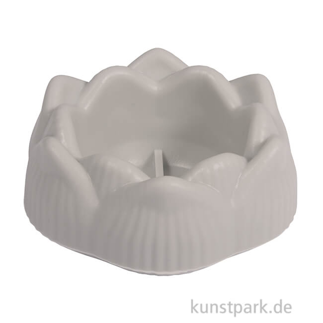 Artikelbild 1 des Artikels “Silikon Gießform - Kerzenhalter Lotus, Durchmesser 8 cm, Höhe 3,5 cm “