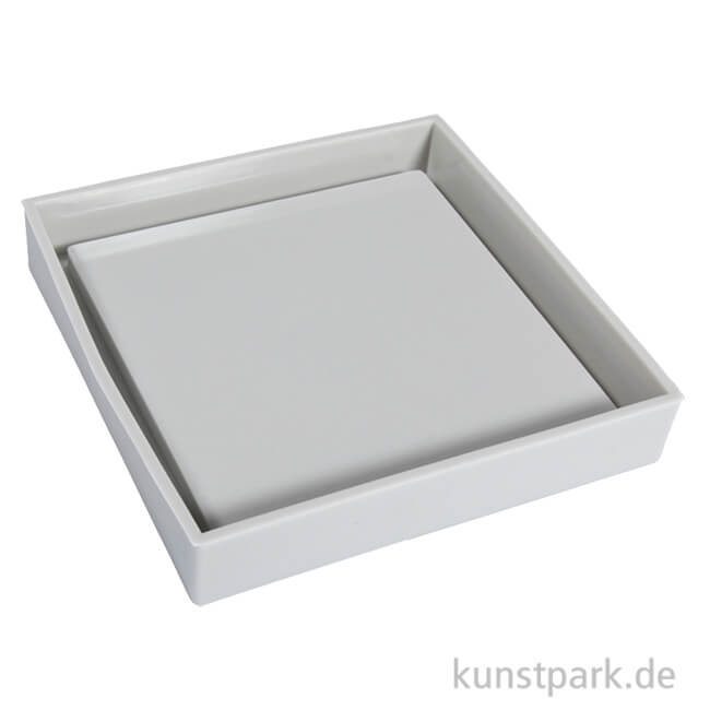 Artikelbild 1 des Artikels “Silikon Gießform - Untersetzer Quadrat, 10 x 10 x 1,5 cm “