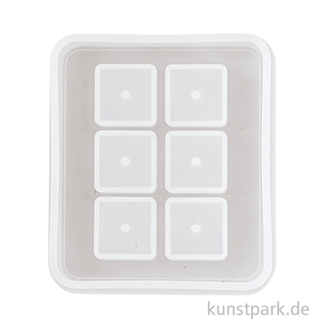 Artikelbild 1 des Artikels “Silikon Gießform für 6 Würfel “