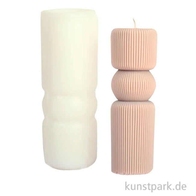 Artikelbild 1 des Artikels “Silikon Kerzenform - Säule Antik, Höhe 13,5 cm “