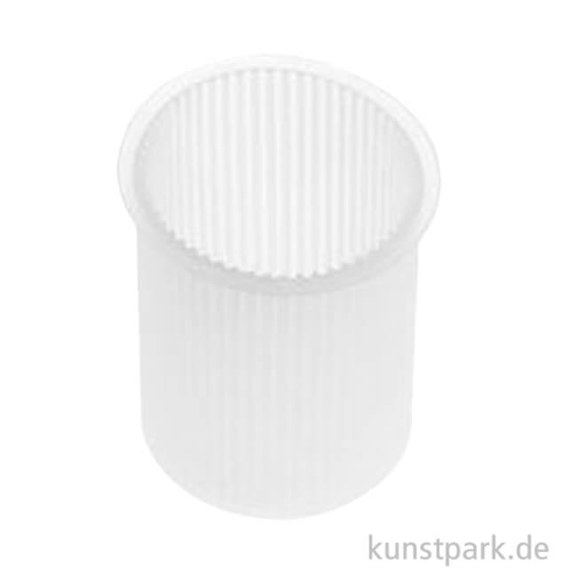 Artikelbild 1 des Artikels “Silikon-Kerzengießform, Zylinder mit Rillen, 7 x 10,5 cm “