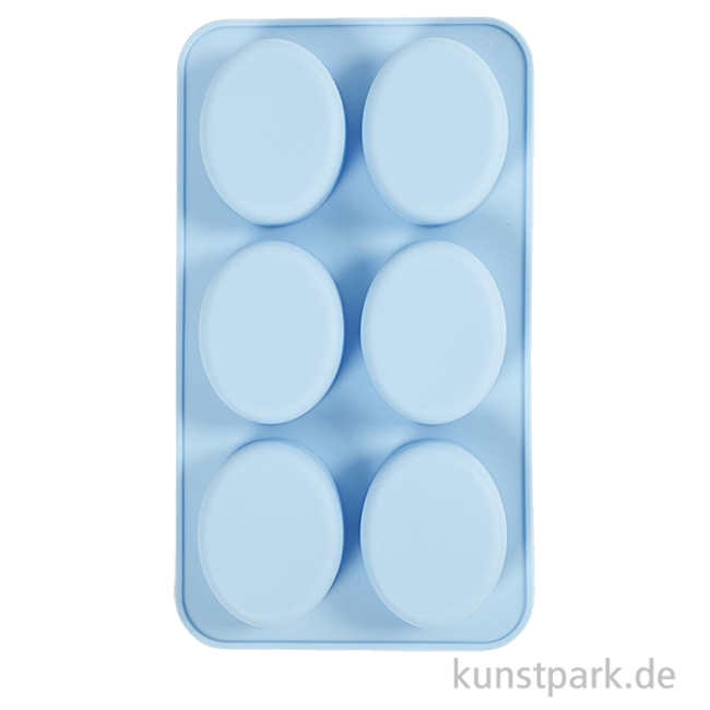 Artikelbild 1 des Artikels “Silikonform - 6 Ovale, 28 x 16 x 2,5 cm “