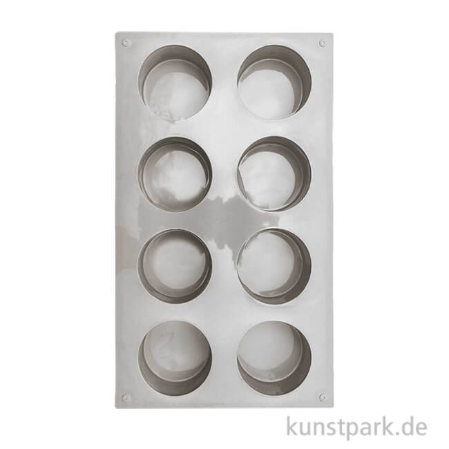 Artikelbild 1 des Artikels “Silikonform - 8 Kreise, Rund, 29 x 17 x 3,8 cm “