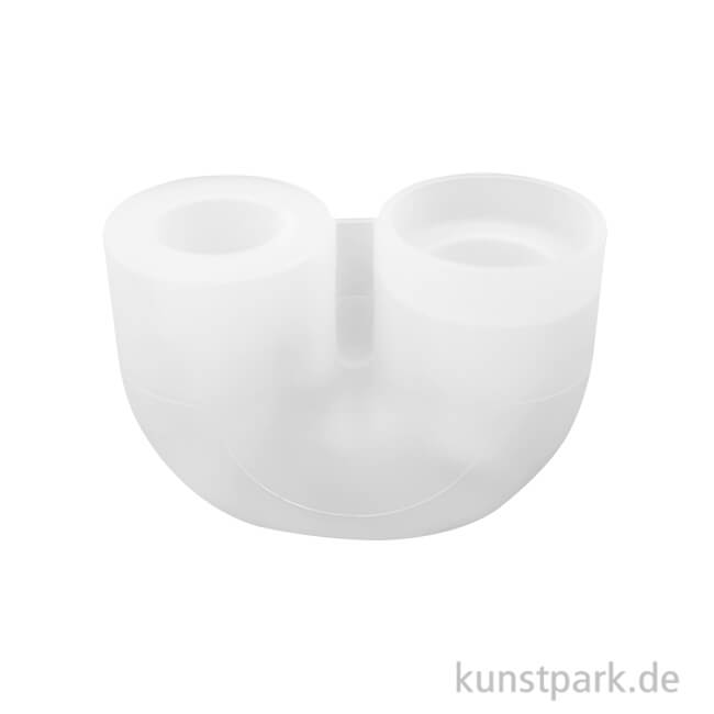 Artikelbild 1 des Artikels “Silikonform Kerzenhalter Design, 9,8 x 6,4 x 4,2 cm “