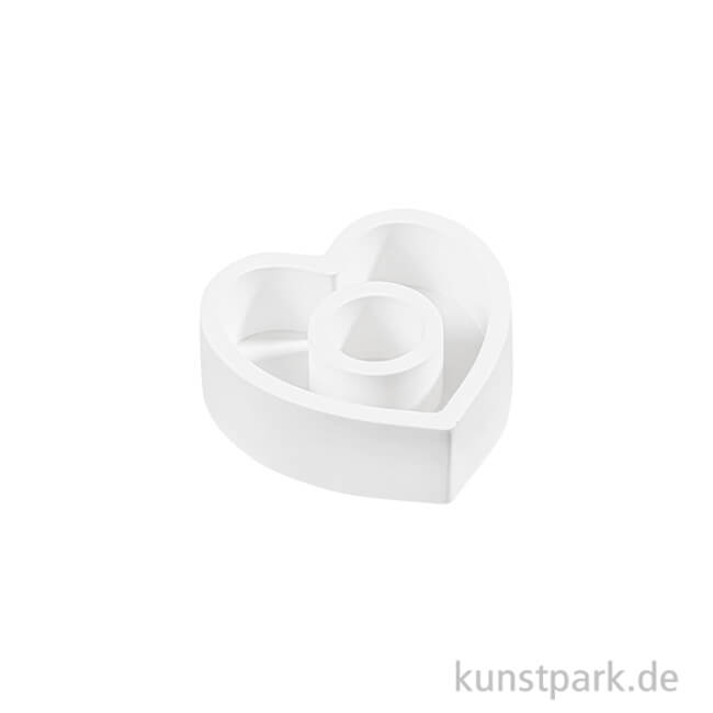 Artikelbild 1 des Artikels “Silikonform Kerzenhalter Herz, 8 x 2,5 cm “
