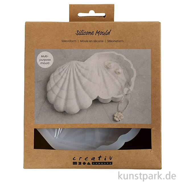 Artikelbild 1 des Artikels “Silikonform, Muschel, 13,2 x 13,3 x 3 cm “