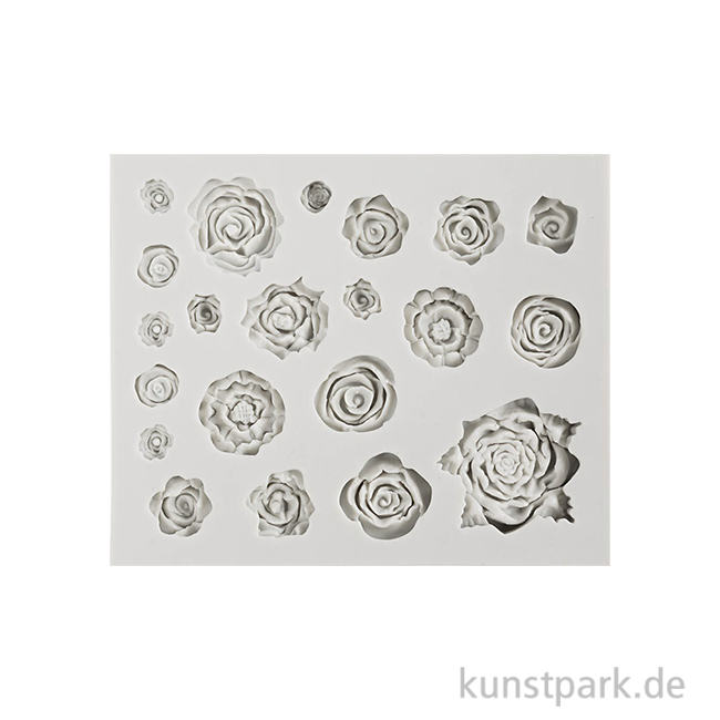 Artikelbild 1 des Artikels “Silikonform, Rosen, Höhe 0,5-1 cm, Länge 0,8-4 cm “