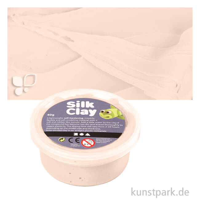 Artikelbild 1 des Artikels “Silk Clay - weiche, glatte Modelliermasse - 40 g Einzelfarbe | Hautfarben“
