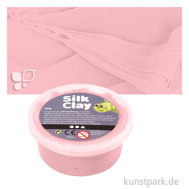 Artikelbild 1 des Artikels “Silk Clay - weiche, glatte Modelliermasse - 40 g Einzelfarbe | Pink“